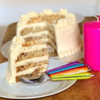 Banana and Peanut Butter Layer Cake