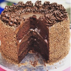 Chocolate & Marshmallow Sprinkle Cake